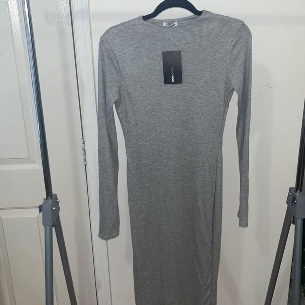 Midi Bodycon Ribbed Dress